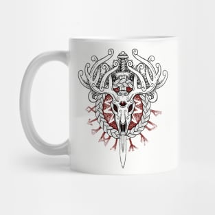 Deer viking skull Mug